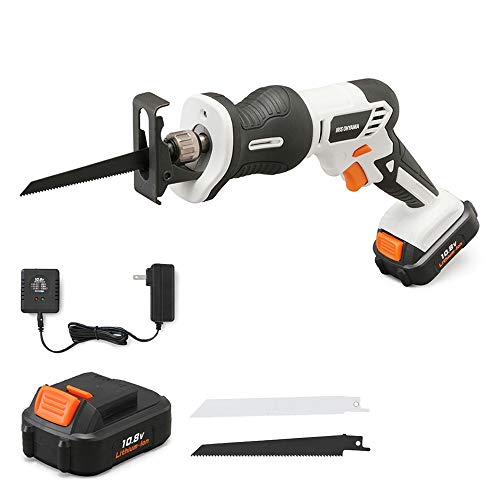 アイリスオーヤマ 充電式 レシプロソー 電動のこぎり バッテリー・充電器付 木材用・鋼鉄用刃付属 JRS13 【10.8V共通バッテリーシリーズ】